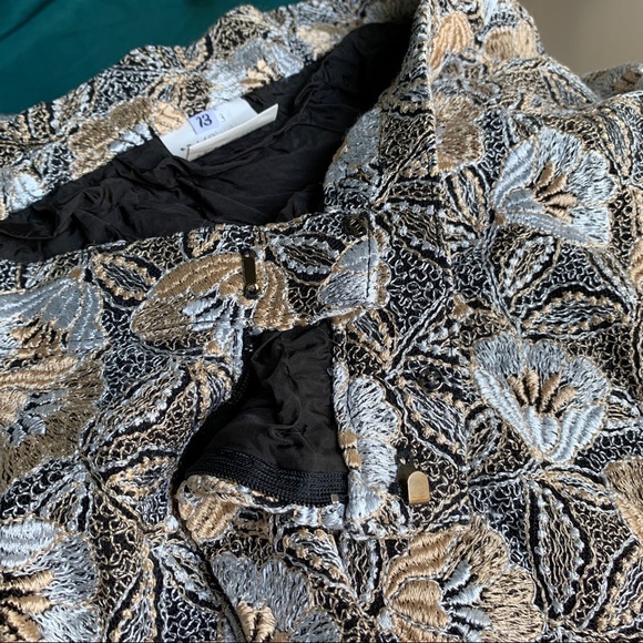 Vintage Embroidered Skirt Suit Set by Hirose - Picture 8 of 11